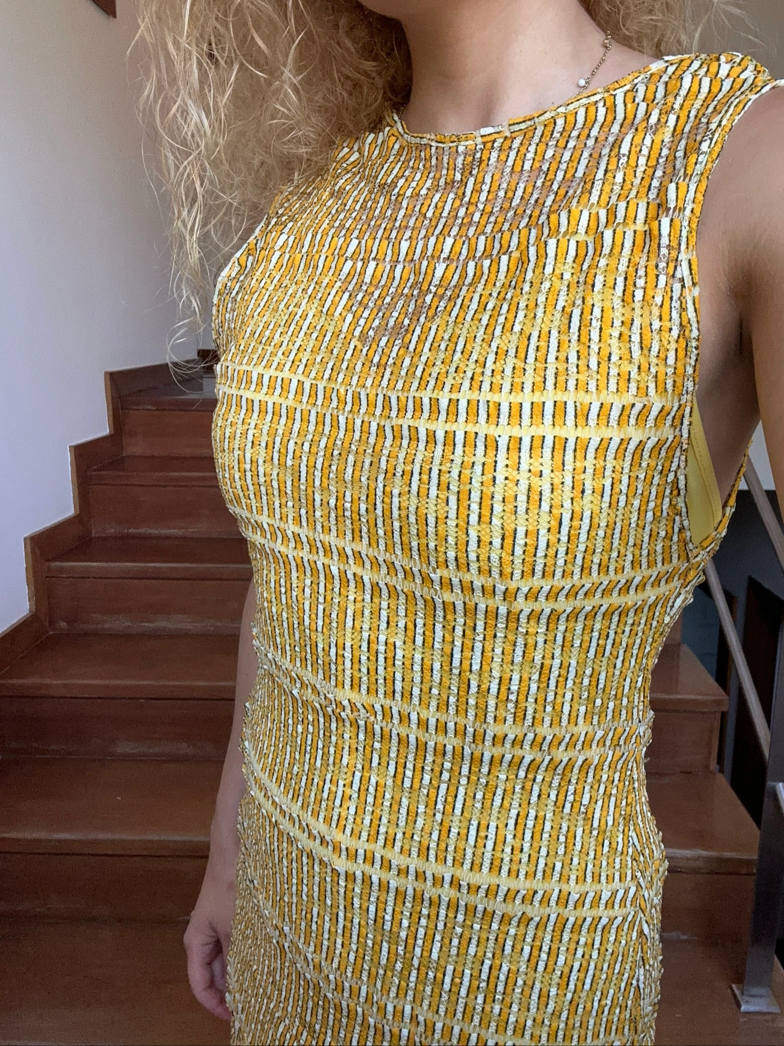Robe jaune Zara – photo 3